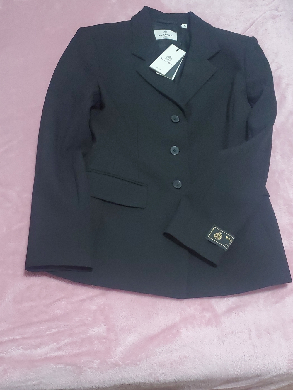 Barbour Black Women's Single-Breasted Blazer